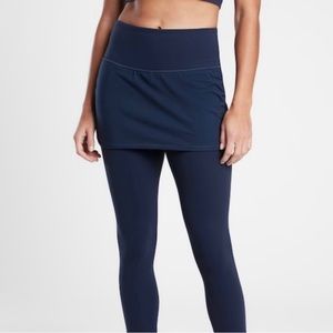NWT Athleta 2 in 1 tight Elation 7/8 size M leggings skirt